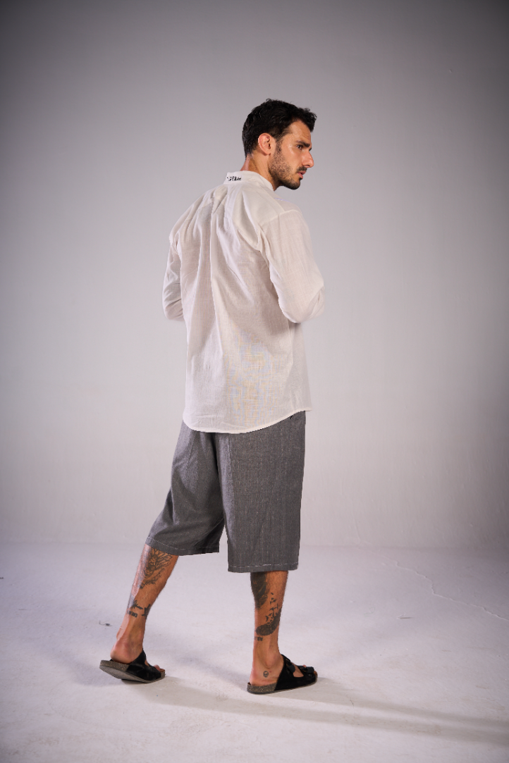 Nile Bloom Shirt - Archive White